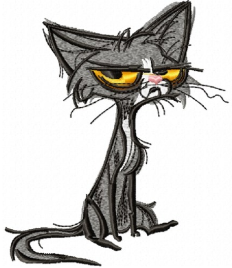 Сърдитата котка