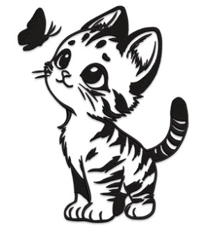 Коте и пеперуда