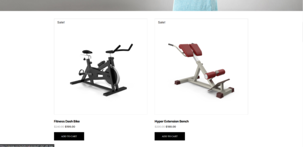 Фитнес уебсайт