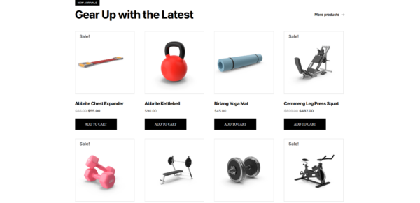 Фитнес уебсайт