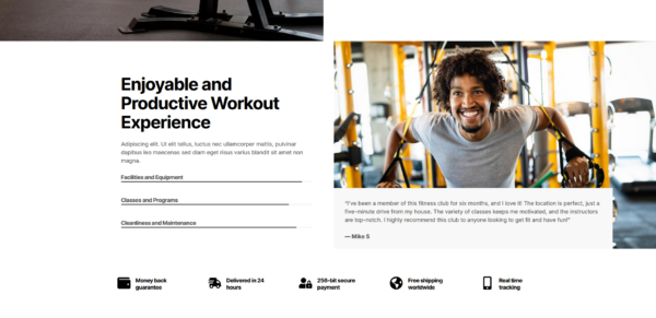 Фитнес уебсайт