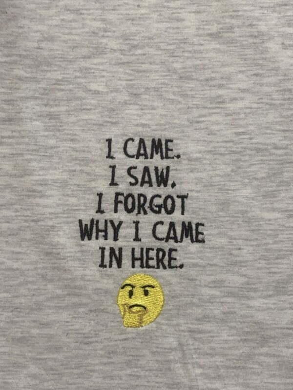 Дойдох. Видях. Забравих защо.